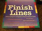 FINISH LINES Game~Compete to Finish Famous Lines