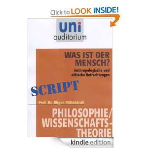 Was ist der Mensch?: Philosophie / Wissenschaftstheorie (German 