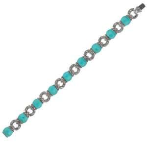   : Sterling Silver 7.25 Inch Marcasite Bracelet   JewelryWeb: Jewelry
