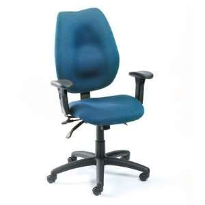  High Back Chair w/Seat Slider Gray: Home & Kitchen