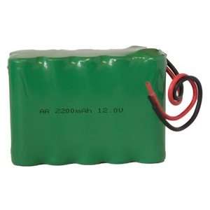  12 Volt 2200 mAh 10 x AA NiMH Battery Pack with Leads 