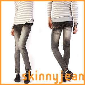 Mens Acid white blk super skinny jeans 27 28 29 30 32  