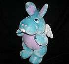   WUZZLES HOPPOPOTAMUS Plush BLUE PURPLE HIPPO RABBIT Wuzzle Bunny