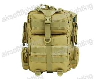 1000D Molle Tactical Hydration Hand Shoulder Bag Backpack TAN A  