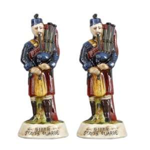  Staffordshire Style Playing Windpipe Hand Painted Statue 