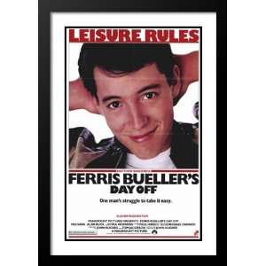Ferris Buellers Day Off Framed and Double Matted 20x26 Movie Poster 