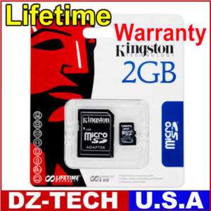 Kingston 2GB Micro SD MicroSD Memory Card 2 G GB 2G New  