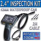 LCD Inspection 2M Tube Camera Borescope Endoscope Scope Video 