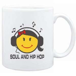 Mug White  Soul And Hip Hop   female smiley  Music 
