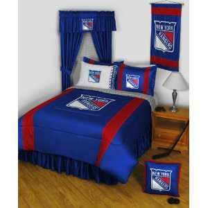  Best Quality Locker Room Bed Skirt   New York Rangers NHL 