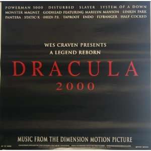  Dracula 2000 Soundtrack Promo Poster