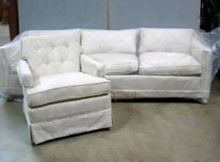 Elegant Henredon Furniture   3 Cushion Sofa Couch plus One Armchair 