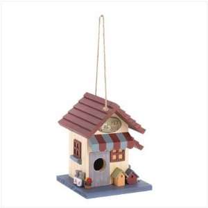  Village Pet Shop Painted Birdhouse