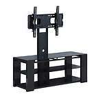 Walker Edison 48 inch Cayenne TV Stand w/ Removable Mount in Black