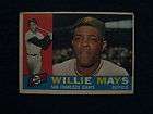 1960 Topps WILLIE MAYS Hall of Fame Legend (Car