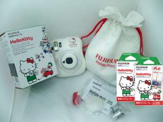   Manual 2 Packs of Fuji Instax Hello Kitty Film (20 sheet) Camera Case