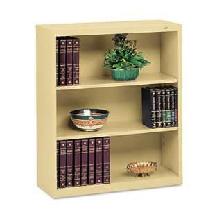  Tennsco Metal Bookcase, 3 Shelves, 34 1/2w x 13 1/2d x 40h 