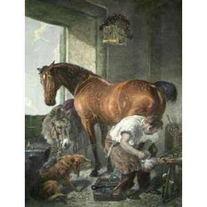  Shoeing Etching Landseer, Sir Edwin H Webb, J C Animals 