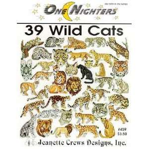  39 Wild Cats   Cross Stitch Pattern: Arts, Crafts & Sewing