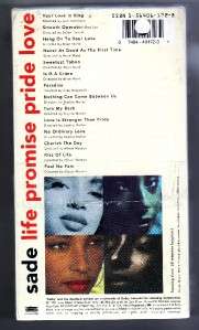 Sade   Life Promise Pride Love (VHS, 1993) SEALED  
