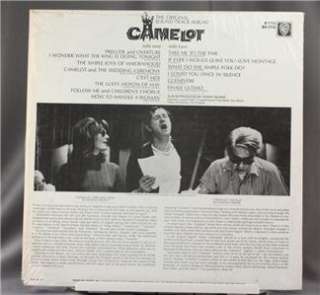33 LP Record Warner Bros Camelot Sound Track  