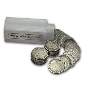  $10 Pre 1901 Barber Quarters   90 Silver 40 Coin Roll 