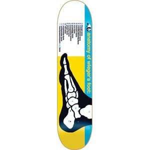  Enjoi Wieger Podiatry Skateboard Deck   7.5 Resin 7 