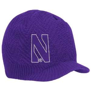   Wildcats Purple adidas Originals Visor Knit Hat: Sports & Outdoors