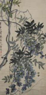J349Chinese Scroll Painting by Qi Baishi  