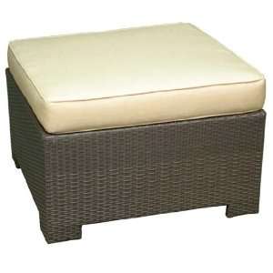  NorthCape Melrose Wicker Ottoman Patio, Lawn & Garden