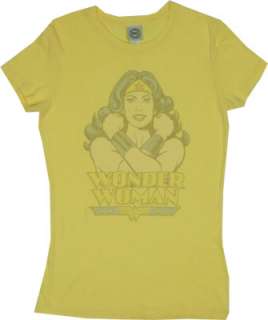 Wonder At Large   Wonder Woman Sheer Womens T shirt  