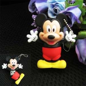 3D Mickey Shape 2GB 4GB 8GB 16GB USB 2.0 Flash Drive  