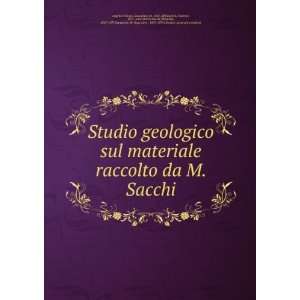 de, 1865 ,MilloÌsevich, Federico, 1875  joint author,Sacchi, Maurizio 