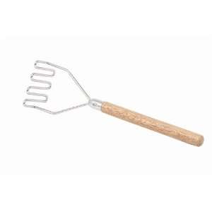   Plated Fork Style Wire Potato Masher   4 X 4 X 18