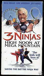Ninjas   High Noon at Mega Mountain (1998, VHS)  