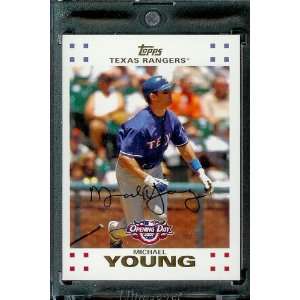  2007 Topps Opening Day #168 Michael Young Texas Rangers 