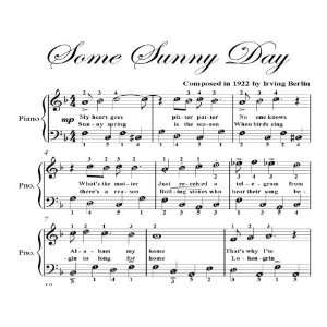   Sunny Day Irving Berlin Easy Piano Sheet Music: Irving Berlin: Books
