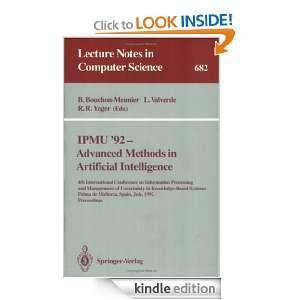 IPMU92   Advanced Methods in Artificial Intelligence: 4th 
