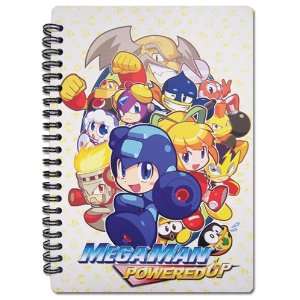  Mega Man Powered Up Key Art Notebook GE 8747
