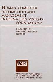 Human Computer Interaction and Management Information Systems 