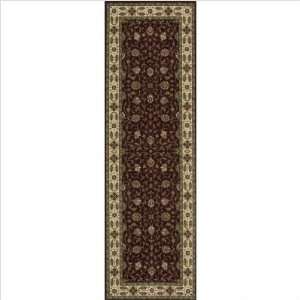   / Ivory Oriental Cut Roll Runner Rug Size 1 x 26