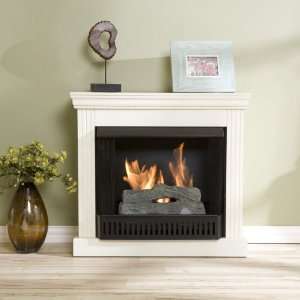   FA8580G Whitman Gel Fireplace, Antique White: Sports & Outdoors