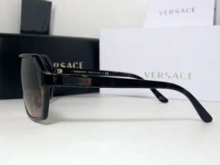 NEW AUTHENTIC VERSACE SUNGLASSES VE 4197 108/13 BROWN MADE IN ITALY 
