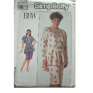   WOMENS DRESS SIZE 26W   SIMPLICITY BBW PATTERN 9062: Everything Else