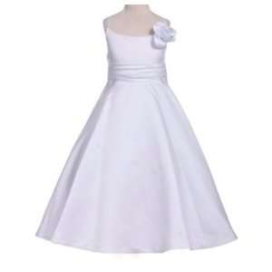    Size 7/8 White Bridal Satin Communion Dress: Everything Else
