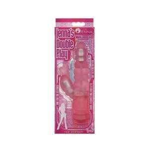  Jennas Double Play Waterproof Vibrator   Pink Everything 