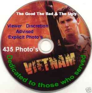 VIETNAM PHOTOS 435 HIGH QUALITY ON CD COLOR & B/W  