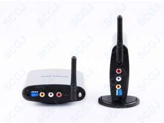 4GHz AV Sender TV Audio Video Wireless Transmitter Receiver IR 