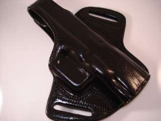 Black leather belt holster hk 45 h&K hk45 auto compact  