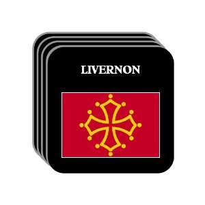  Midi Pyrenees   LIVERNON Set of 4 Mini Mousepad Coasters 